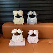 网红儿童包包春夏新款 少女风蝴蝶结迷你斜挎包女可爱小女孩手提包