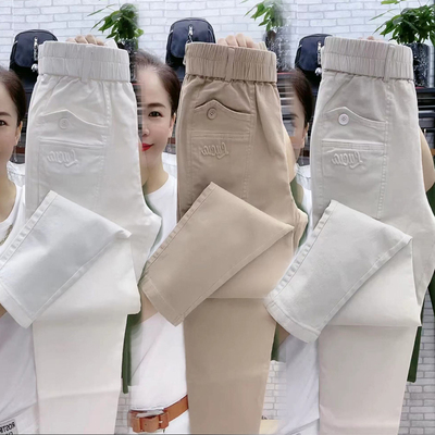 秋季新款弹力韩版宽松休闲牛仔裤