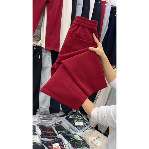 2026春秋季新款小个子九分休闲裤女百搭高品质纯棉卫裤女士裤子 - 封面