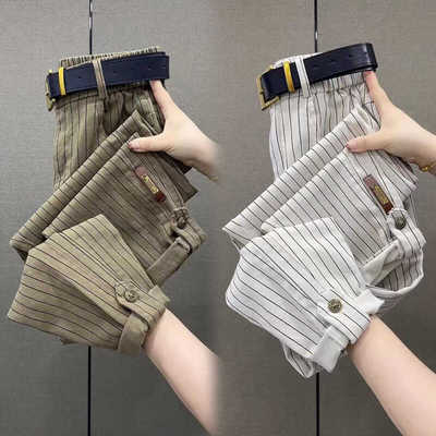 韩版百搭休闲裤宽松长裤牛仔裤