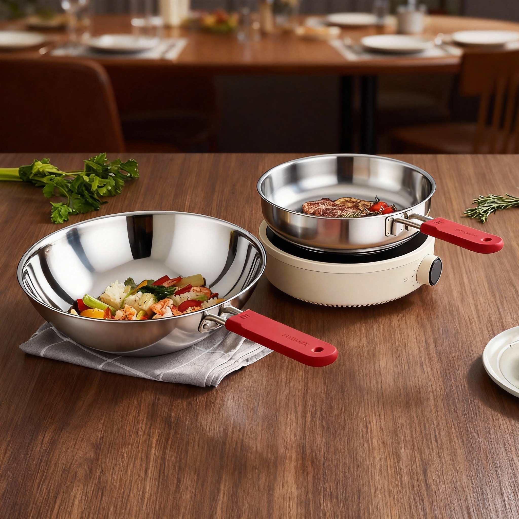 双立人防烫把手套硅胶隔热