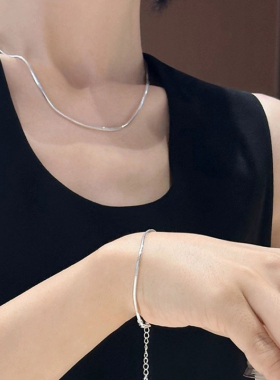 美洋博主同款相思项链锁骨链女