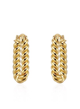 小众设计百搭极简麻花耳环女2026新款高级感轻奢欧美气质耳钉耳饰