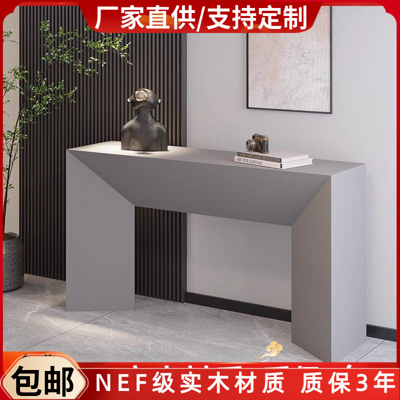 北欧烤漆装饰柜现代简约玄关桌