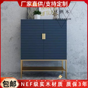 北欧轻奢鞋柜钢琴烤漆玄关鞋柜现代简约玄关柜屏风鞋柜储物柜定制