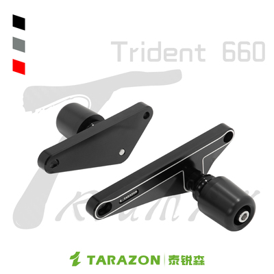 TARAZON适配凯旋三叉戟Trident660防摔球EP保险护杠改装件