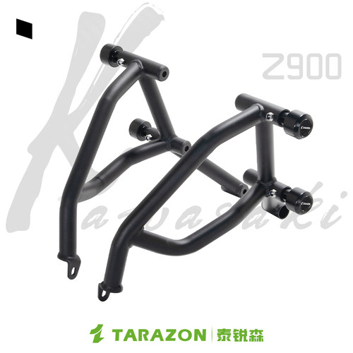 TARAZON适配川崎Z900护杠改装配件防摔杠弹簧缓冲保险杠