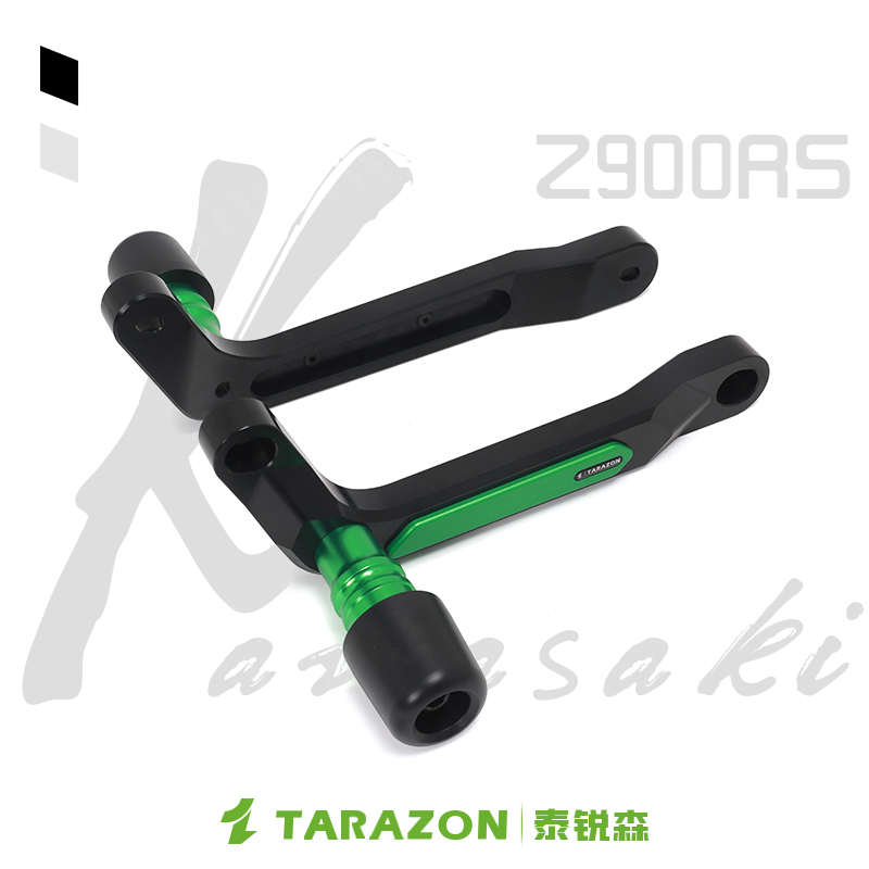TARAZON适配川崎Z900RS防摔球加长款护杠改装件Z900保险杠