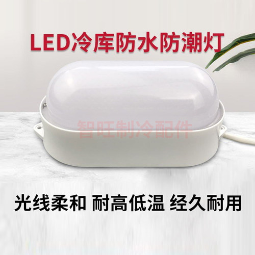 led一体化冷库专用灯透光吸顶灯