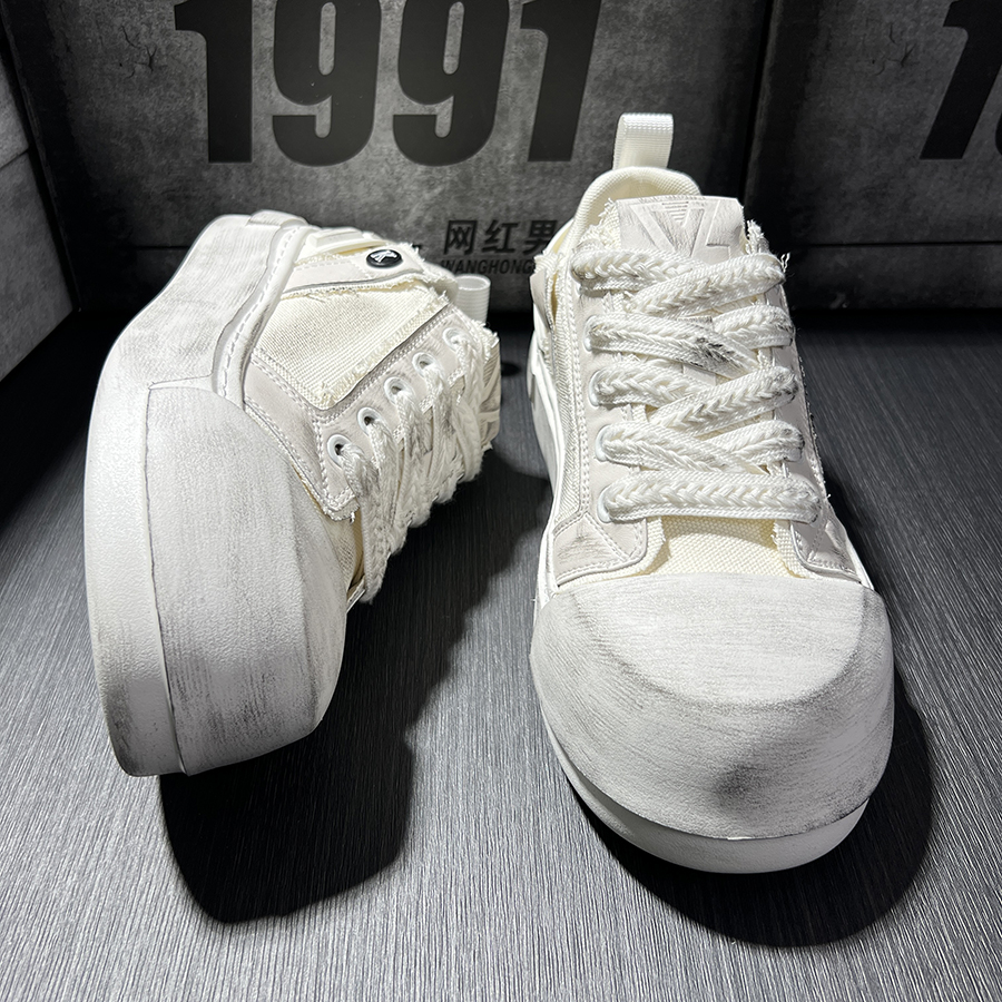 2025新款厚底增高大头休闲板鞋