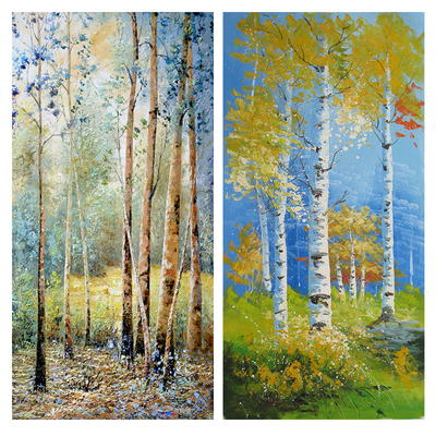 欧式油画客厅走廊过道现代可定制