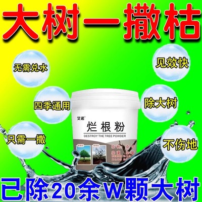 大树烂根药强力枯树王大树一滴死强力除草除大树专用药灭竹子神器