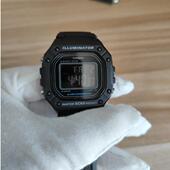 Casio 218H 复古防水方形学生手表W 卡西欧手表男女数码 数显经典