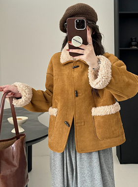 女装纸样K202秋冬款两面穿皮毛一体上衣外套服装裁衣图纸裁剪纸板