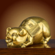 饰品桌面摆设铜猪工艺品生日 定制纯铜猪摆件可爱猪存钱罐猪家居装