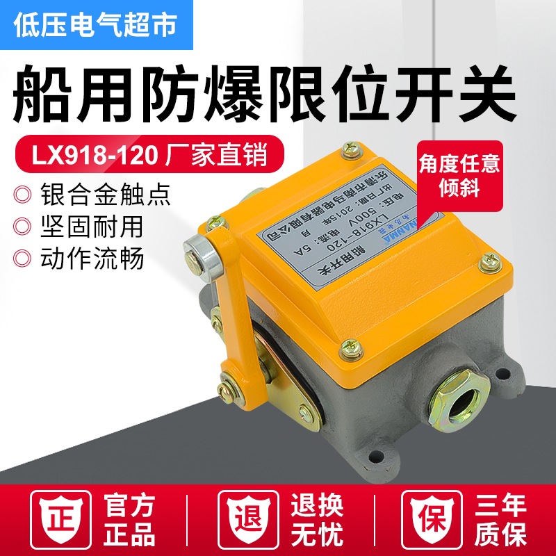 行程开关lx918-120防爆限位铸铁耐用500v 5a直销重型船用