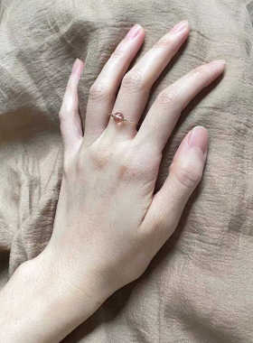 戒指包金不褪色小仙女风