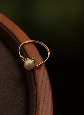 女注金简约不褪色珍珠原创