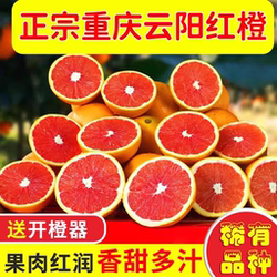 正宗重庆云阳红橙三峡中华红血橙红肉应当季现摘新鲜水果孕妇吃10
