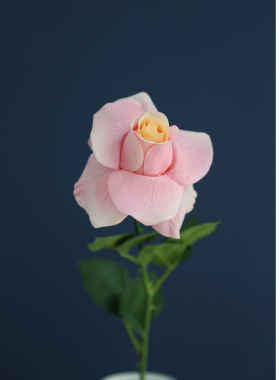 玫瑰花手感保湿仿真花婚礼配花