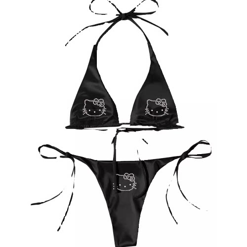 少女性感多巴胺温泉沙滩可爱内衣