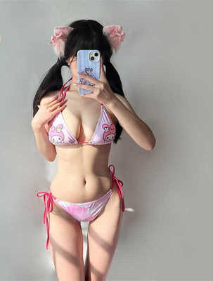 辣妹甜美聚拢少女内衣泳衣比基尼