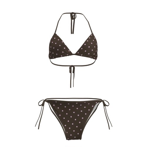 辣妹海边穿搭款爱颜值拍照泳衣女