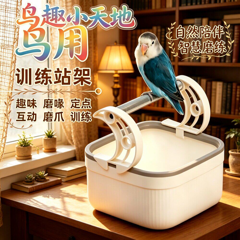 宠帮仕牡丹鹦鹉定点排便训练器图片