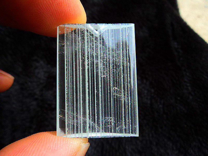 中国水晶矿石天然千层绿幽灵平安无事牌吊坠 高33&times;24&times;8mm 12.2g