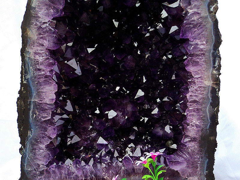 中国水晶矿石天然紫水晶洞摆件 47*25cm 净重19kg