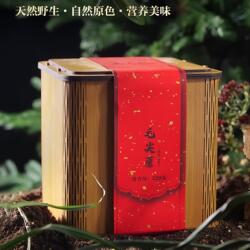 东北毛尖蘑土特产干货山珍年野生香菌类煲汤礼盒长辈大礼包装中秋