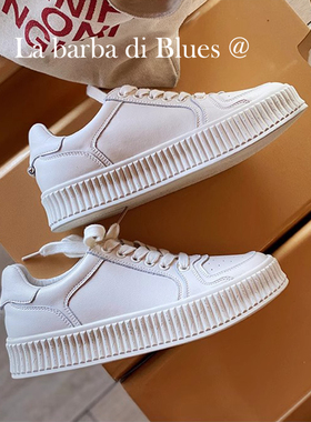 【宁儿专享】[蓝调胡子·LBDB]厚底增高小白鞋饼干鞋VH2249