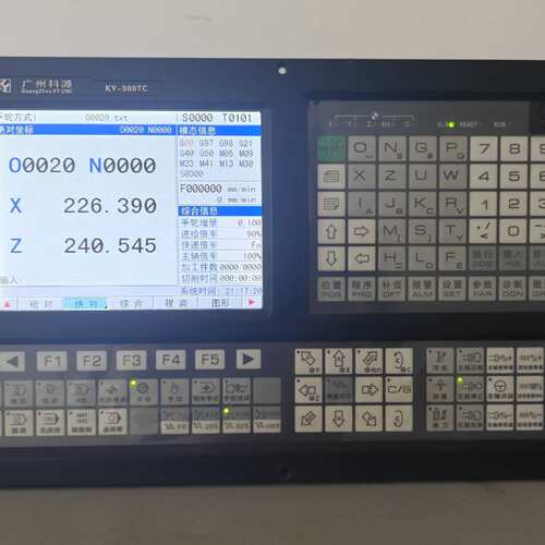 议价广州科源数控车床系统KY980Tc，2020年的，无拆无修，