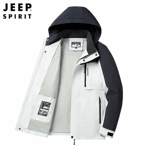 JEEPSPIRIT防风夹克宽松休闲