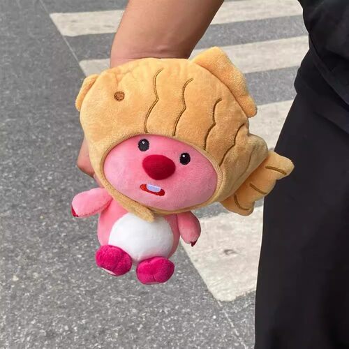 可爱创意闺蜜女友毛绒玩偶少女心礼物鲷鱼烧小海狸loopy露比公仔
