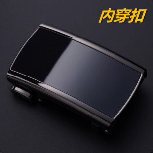 皮带内穿扣头男士高端自动扣腰带内扣裤带头单卖简约合金休闲卡扣