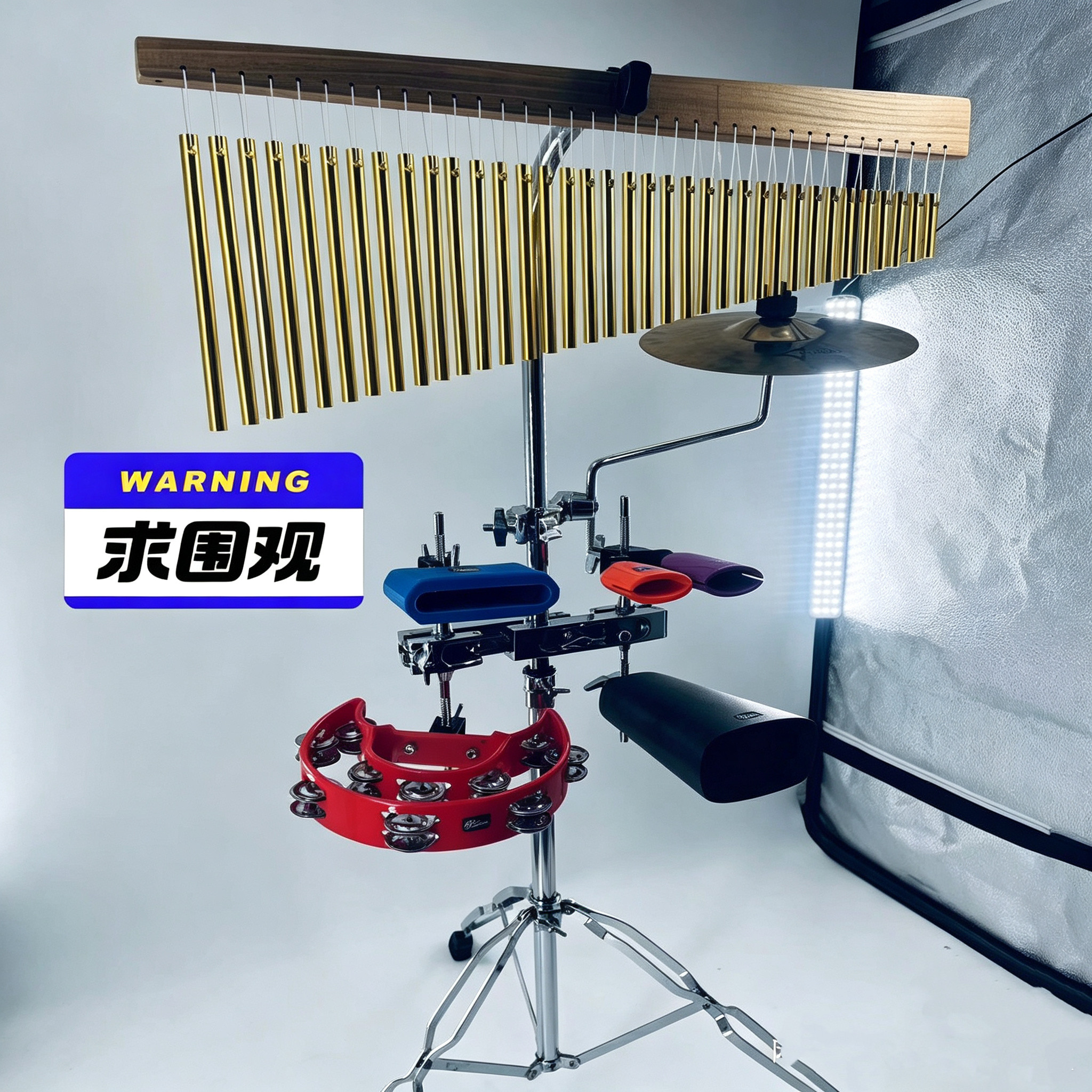奥尔夫打击乐小打套装 音束音树牛铃梆子铃鼓镲片 教学专用