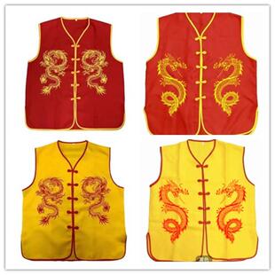 香客马甲演出服进香服庙定制印字喜庆中式秧歌刺绣中国风龙舟男女