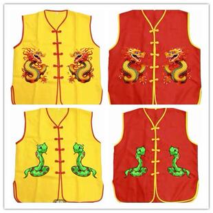 庙服马甲中国民俗节日文化香客服装喜庆中式秧歌可定制印字刺绣