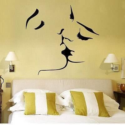 Sweet Kiss Lover Wall Art Bedroom Vinyl Decor Sticker Home D在類目 個性定製/設計服務/DIY, 飾品定製, 項鍊定製中 - 來自Buy2taobao.com提供專業的淘寶代購服務
