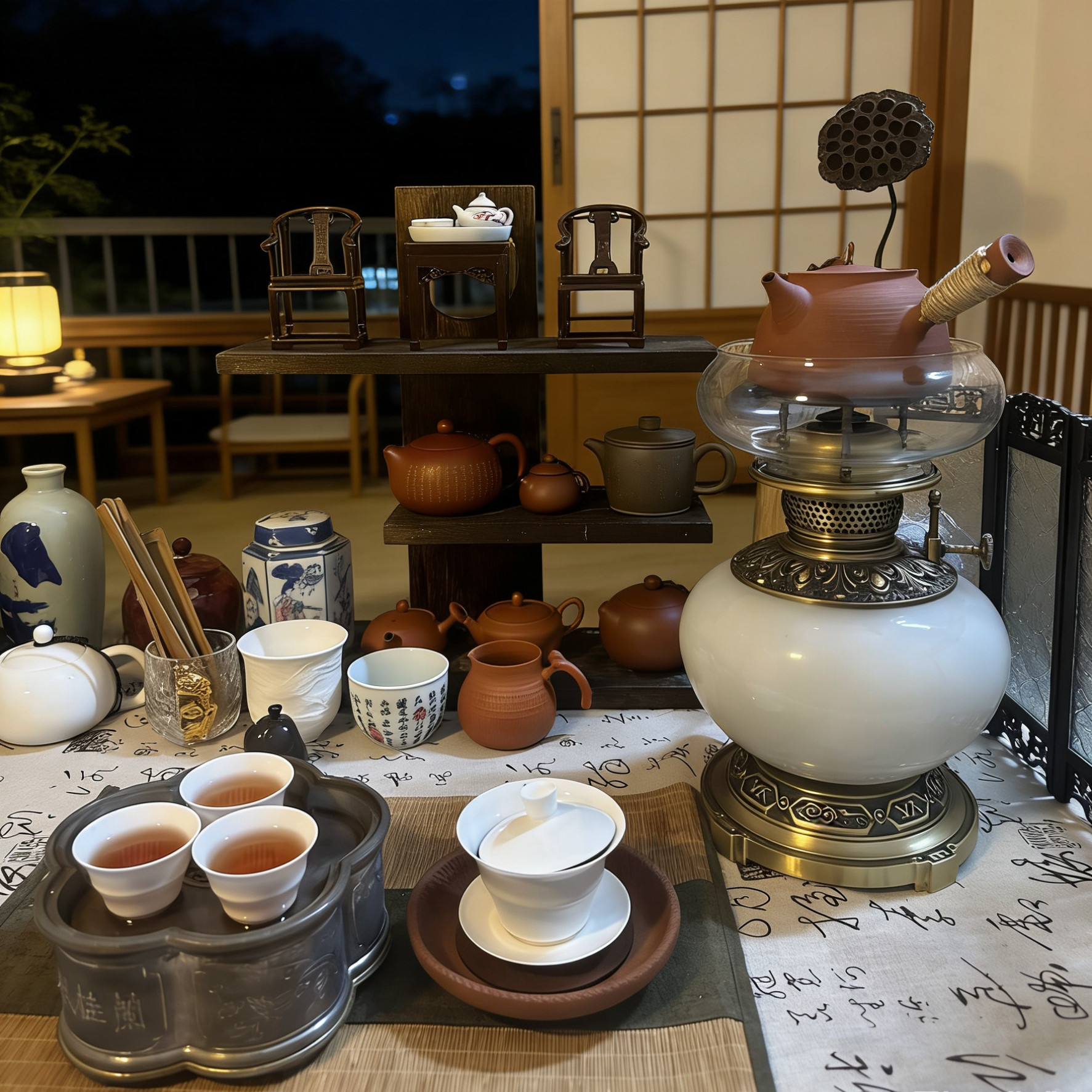 天然玉石空气灯酥油灯茶灯，茶炉