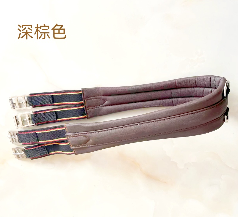 英式鞍综合鞍超纤皮前肚带加厚防磨肚带防烧肚马术马具用品马鞍配