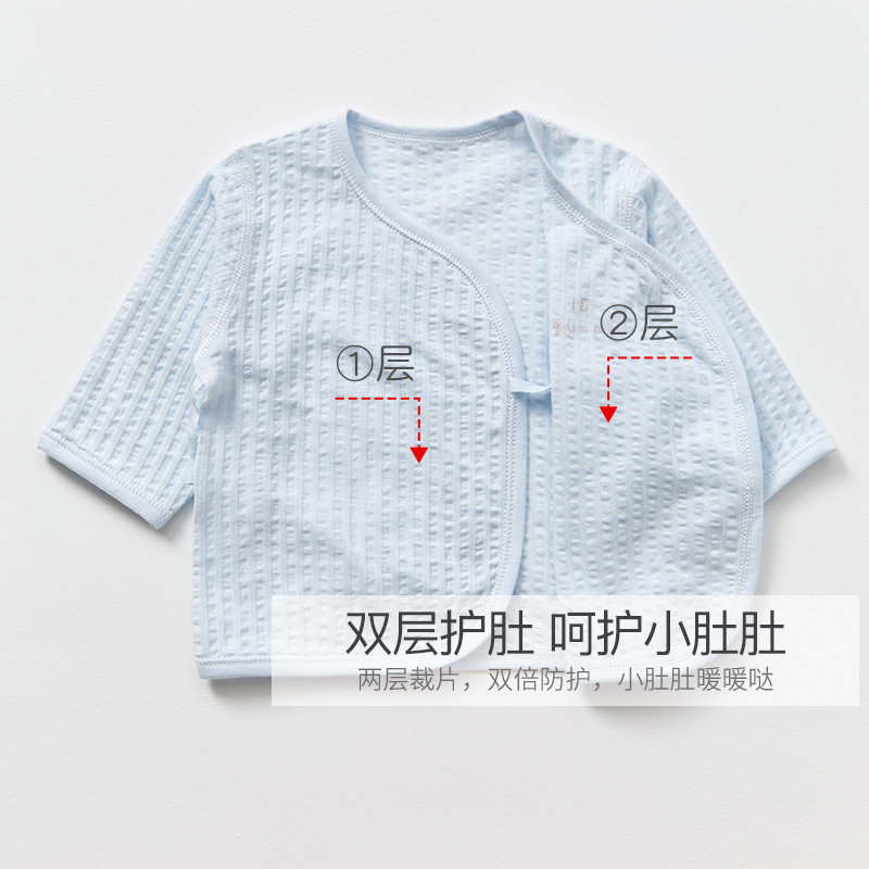 NEWBORN BABY CLOTHES SUMMER EARLY GROWTH SLEEVES 0 THIN OPEN FILE SPLIT MARCH COTTON MONK SUMMER DRESS BABY SET