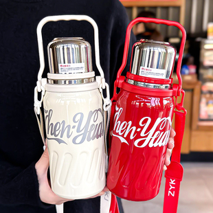 316不锈钢保温杯男款 大容量便携泡茶杯子水壶高档大号水杯1200ml