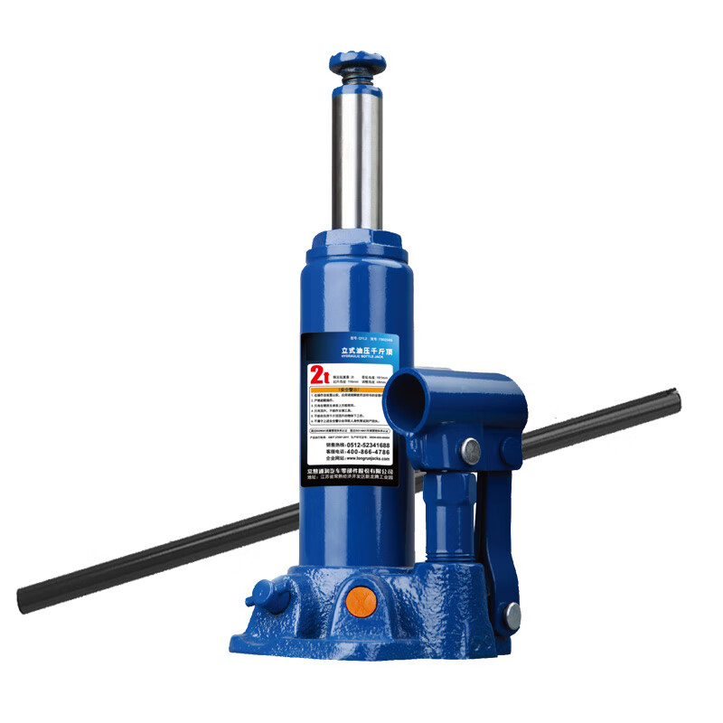 通润牌蓝色螺纹立式液压千斤顶