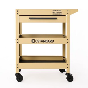 G家Gstandard轻奢北欧ins风咖啡厅绿植油画室移动收纳置物小推车