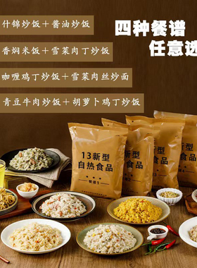 粮BDH13制式自热米饭速食即食炒自热无火焰食品应急存储户外旅行