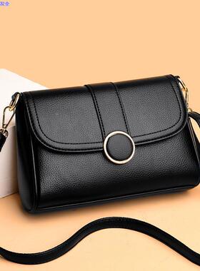 真皮女包2025新款单肩包中老年高级斜挎包妈妈包包中年女士小背包