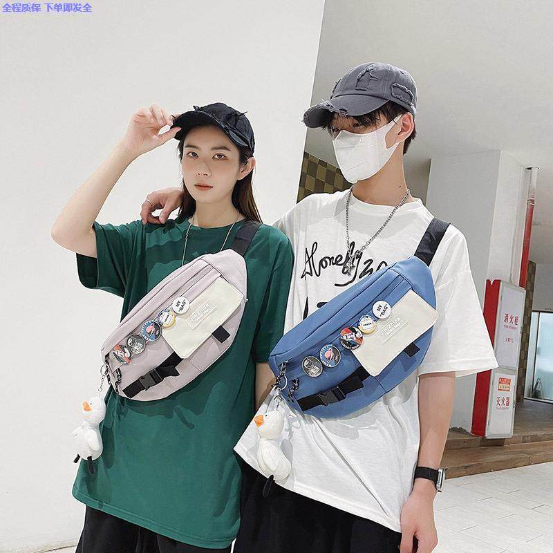 潮牌斜挎包男士休闲日系小背包胸包斜跨女单肩包男潮学生运动腰包,箱包皮具/热销女包/男包,通用款女包,淘宝优惠券,粉丝福利购,淘宝优惠卷