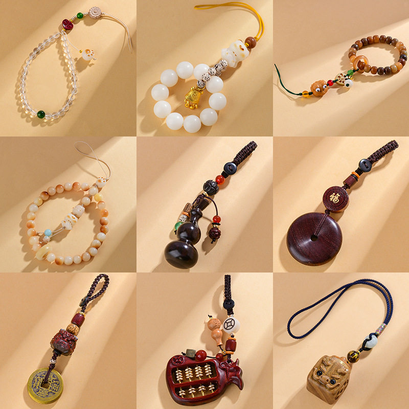 山檀木菩提葫芦醒狮手机挂件盘玩文玩佛珠平安扣钥匙扣挂饰品,节庆用品/礼品,挂饰/生肖挂饰,淘宝优惠券,粉丝福利购,淘宝优惠卷